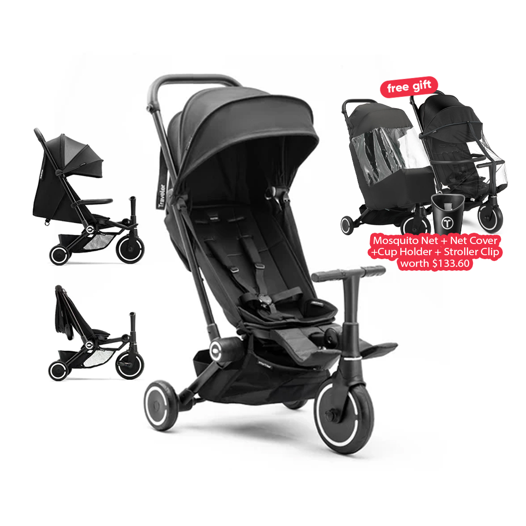 [NEW LAUNCH] smarTrike Traveler 4 In 1 Convertible Stroller + FREE GIFT